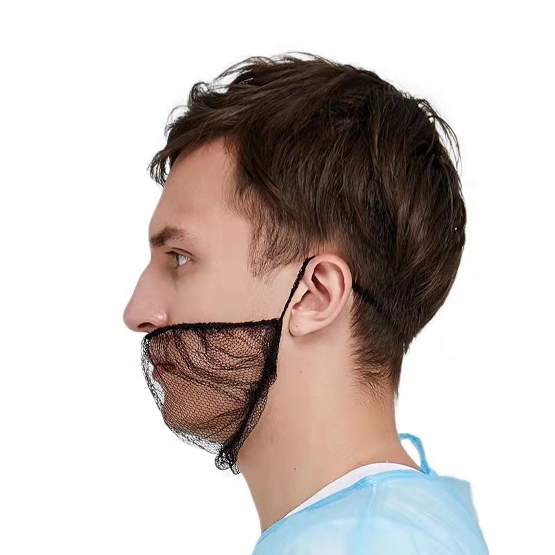 Factory Machine Made Disposable PP Beard Cover with Elastic Band